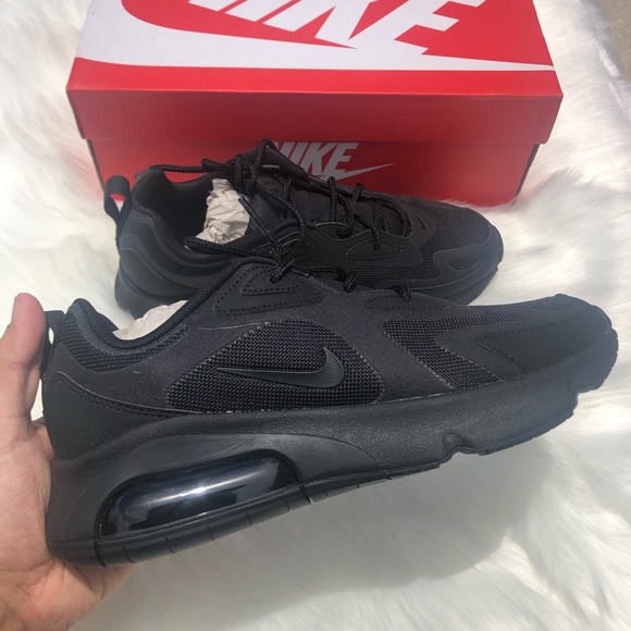 nike air max 200 core black